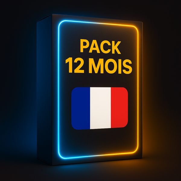 Pack IPTV 12 mois