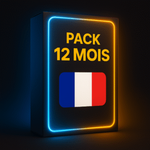 Abonnement IPTV France – 12 Mois | Chaînes Françaises HD/4K + VOD