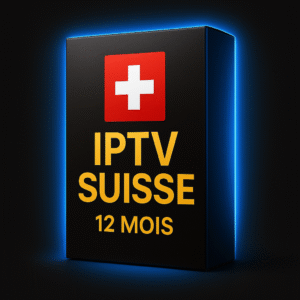 Abonnement IPTV Suisse – 12 Mois | Chaînes Suisses + FR + DE + IT | 4K Ultra Stable